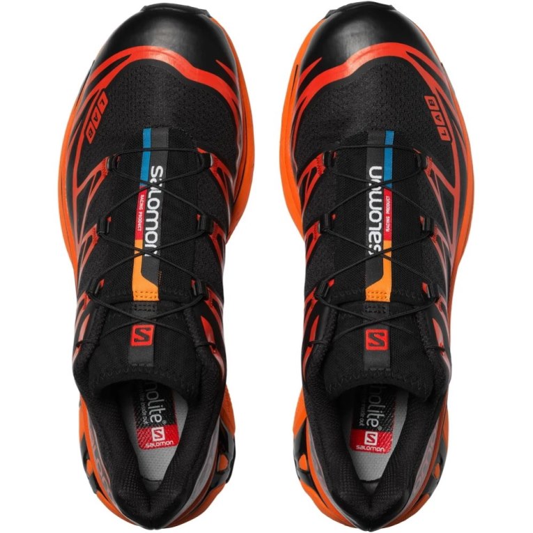 Black / Orange Salomon Xt-6 Men's Sneakers | IE YG6271